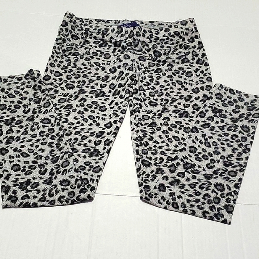 Miley Cyrus & Max Azria Y2K Cheetah Slim Fit Ankle Leggings Party Nighout S